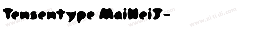 Tensentype MaiHeiJ字体转换